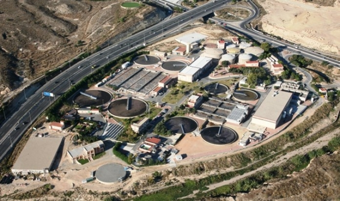 Aerial Image of WWTP Rincón de León (Alicante)